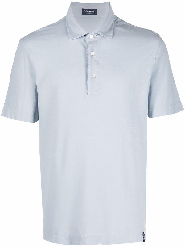 Logo Detail Cotton Polo Shirt