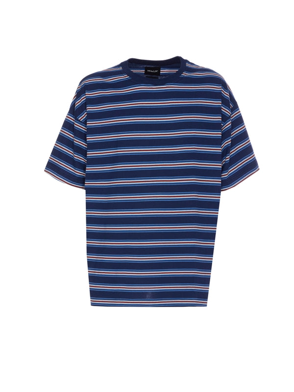 Stripe Pattern Cotton Short Sleeve T-Shirt