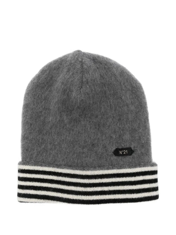 Numero Ventuno Gray Beanie