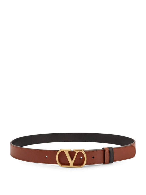 Valentino Brown Leather Belts