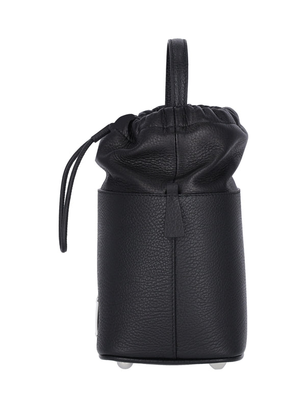 5ac Number Logo Leather Bucket Bag