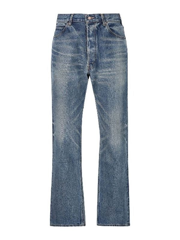 Straight Washing Cotton Denim Pants