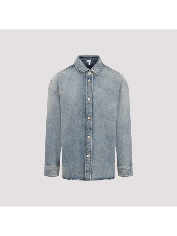 Anagram Detail Denim Shirt