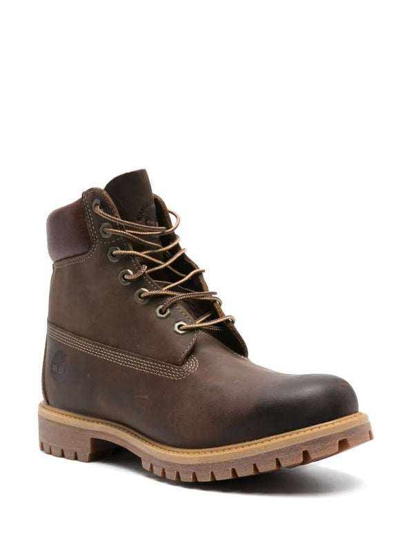 Timberland Brown Lace-Up Boots