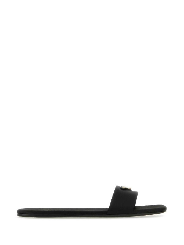 Prada Black Slides