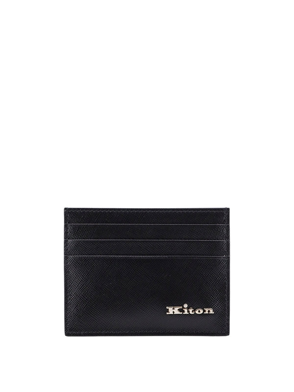 Logo Leather Card Holder