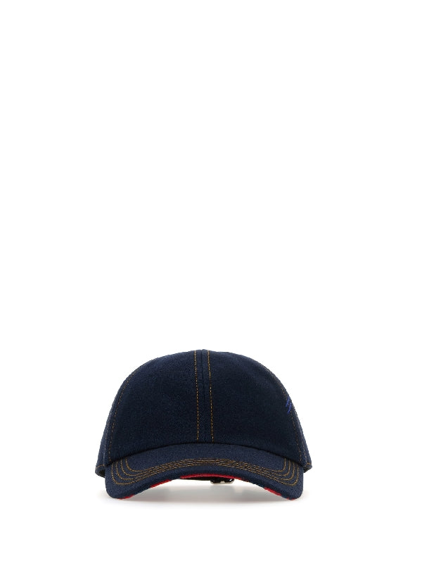 Stitch Detail Denim Ball Cap