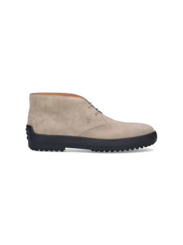 Tod'S Beige Desert Boots