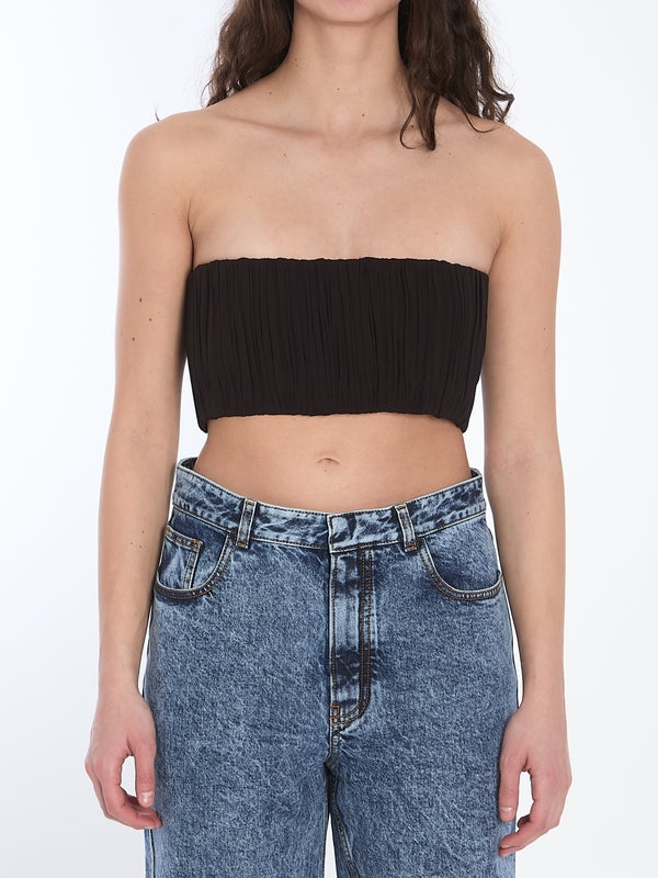 Pleats Detail Bralette