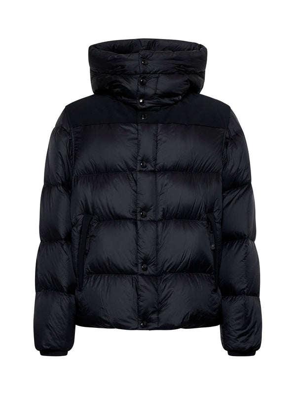 Black Nylon Hooded Padding