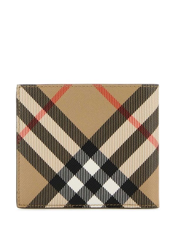 Vintage Check Bi-Fold Wallet