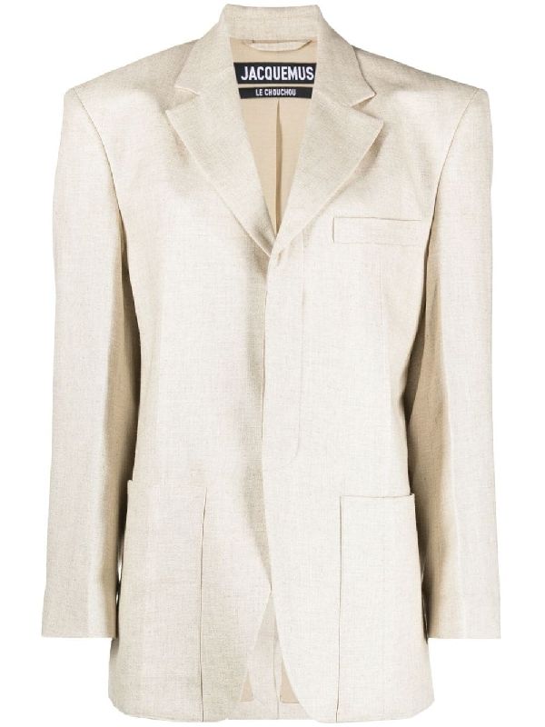 Square Linen
  Blend Jacket