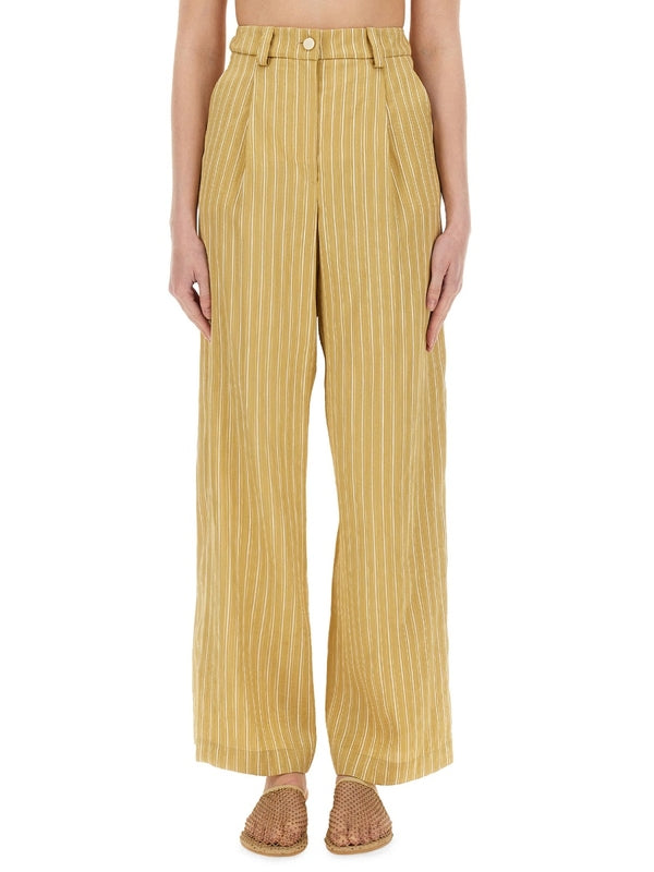 Stripe Straight Pants