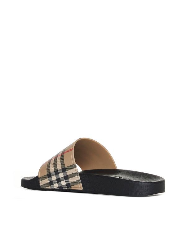 Burberry Beige Slides
