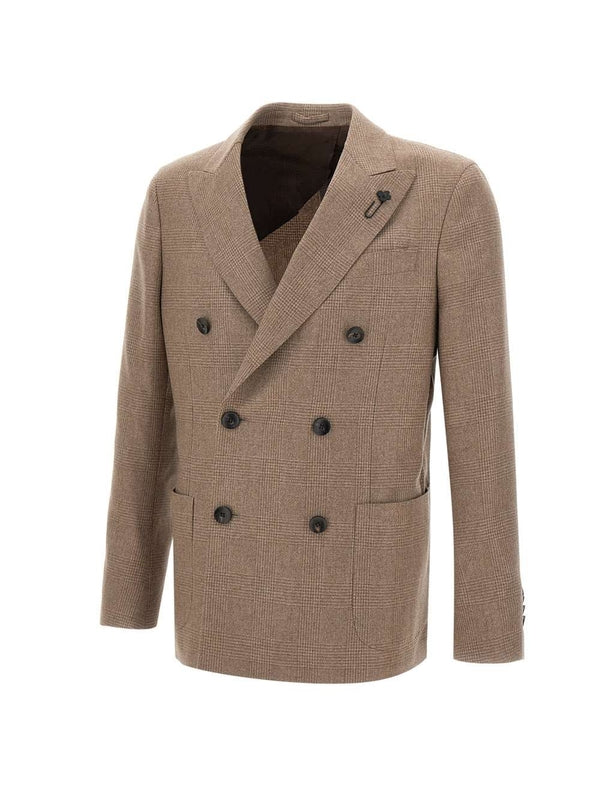 Lardini Brown Tailored Jackets