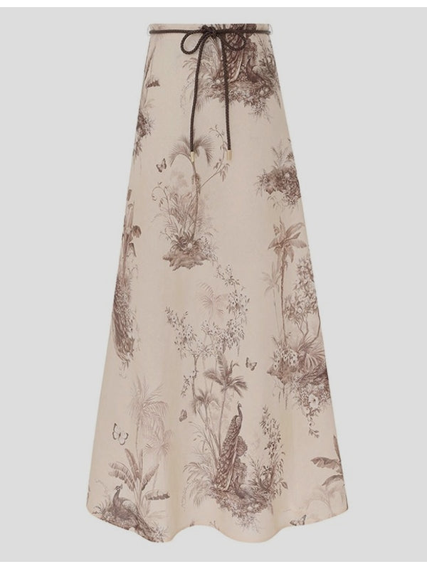 Waverly Flower Long Skirt