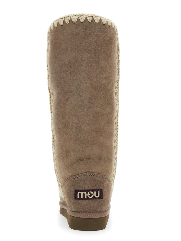 Mou Beige High Boots