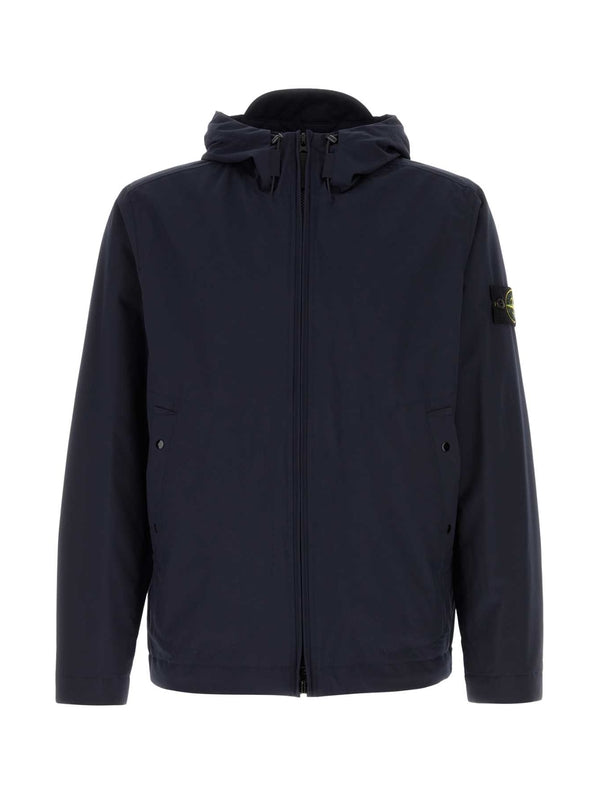 Wappen Patch Hoodie Zip-Up Jacket