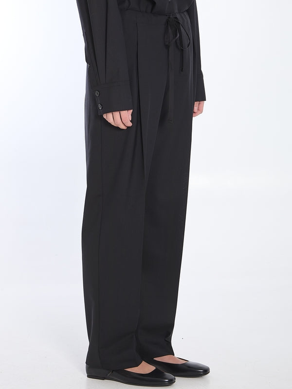 Trenton Drawstring Virgin Wool Pants