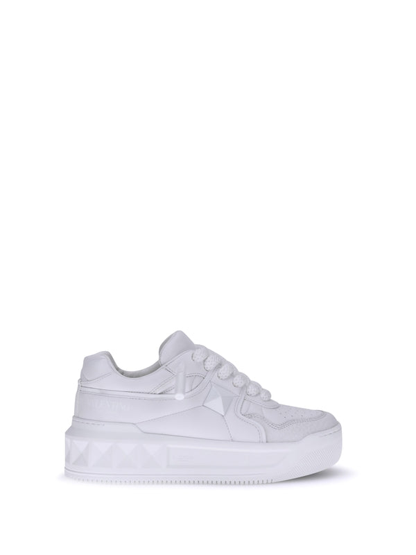 Valentino White Low Top Sneakers
