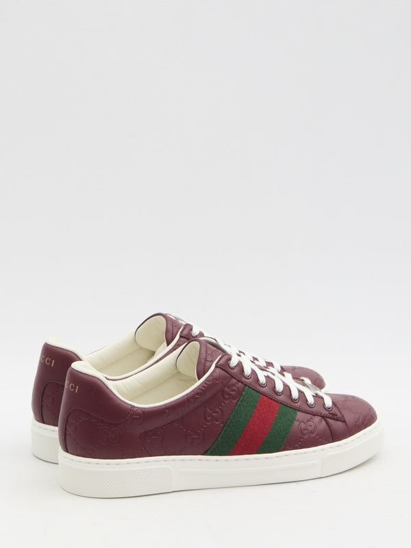 Ace Leather Low Top Sneakers - Jente