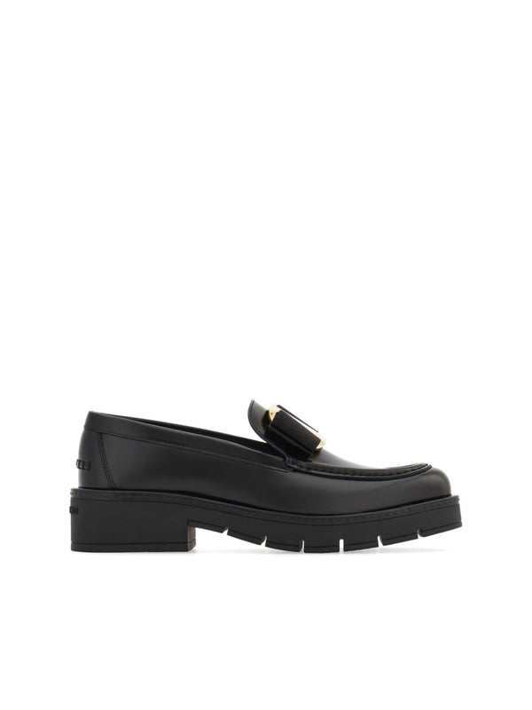 Vara Bow Leather Loafers