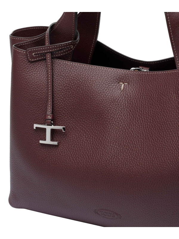 Tod'S Purple Tote Bags