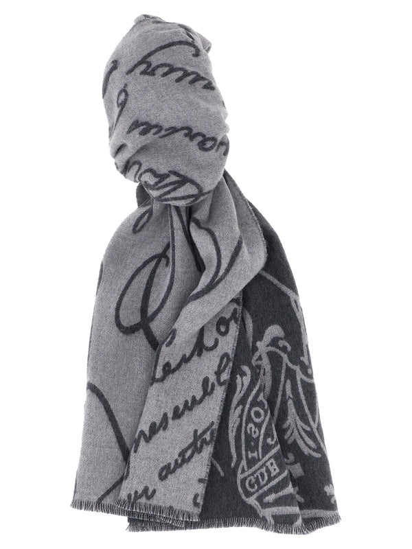 Berluti Grey Wool Mufflers