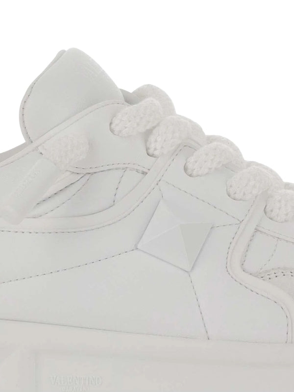 Valentino White Low Top Sneakers