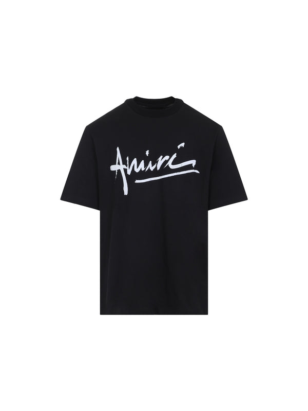 Amiri Black Half Sleeve