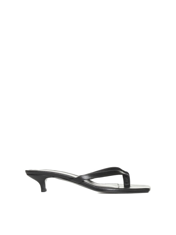 Toteme Black Sandal Heels