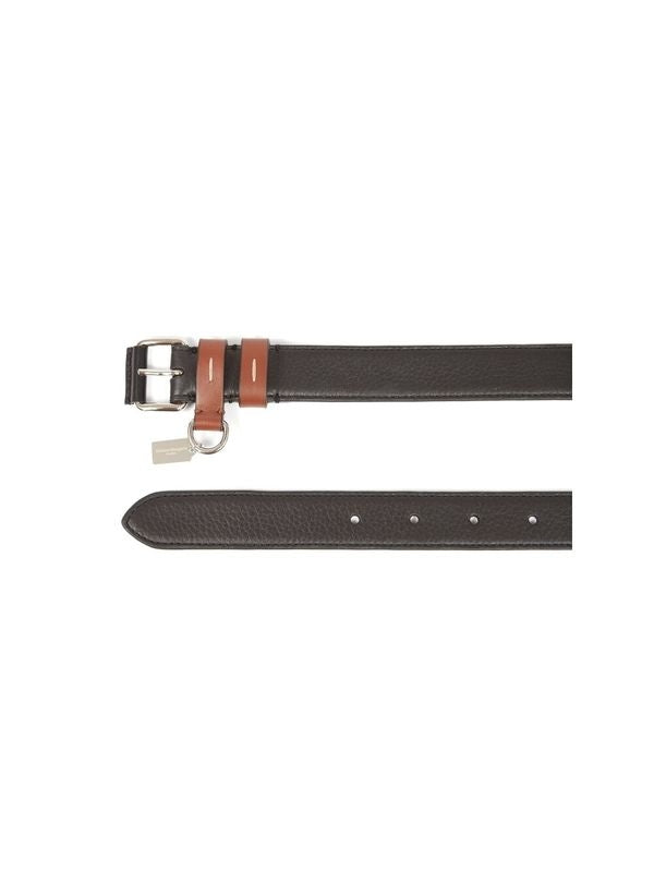 Punch Hole Detail Calfskin Belt