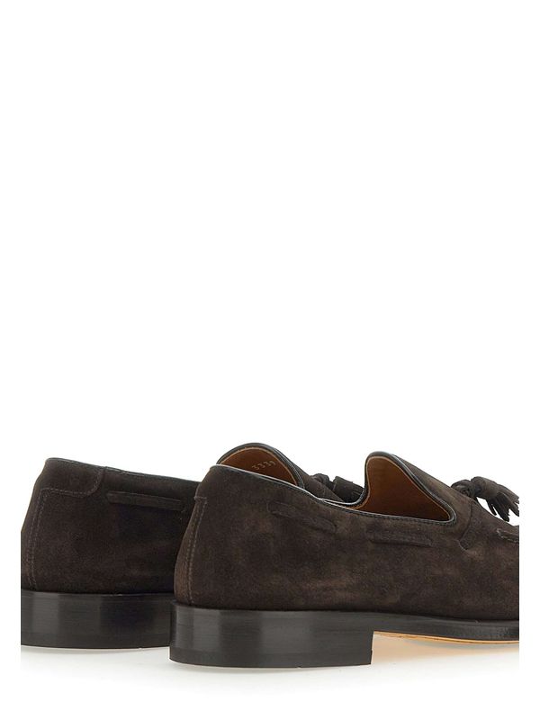 Tassel Detail Suede Loafers