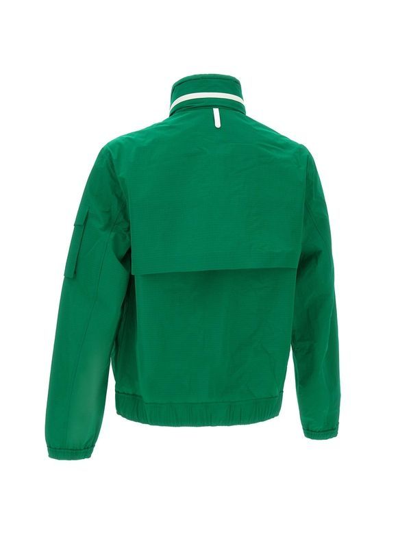 Logo Detail Highneck Nylon Jacket