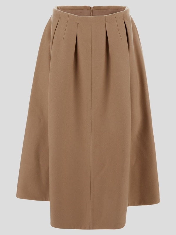 Wool Cashmere Skirt