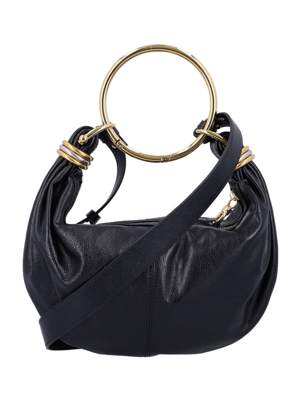 Chloe - Bracelet Leather Small Tote
  Bag - Jente