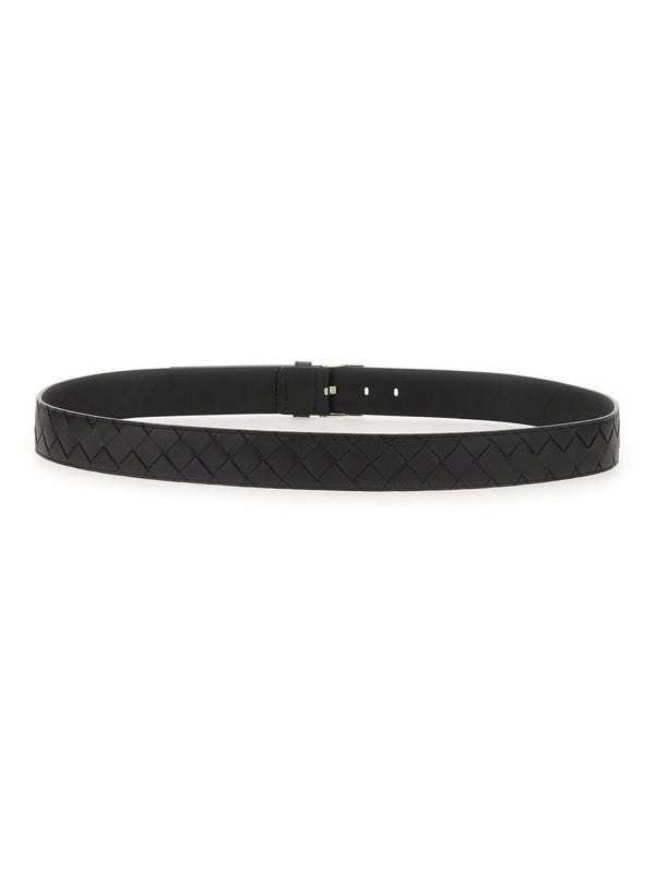 Intrecciato Leather Belt