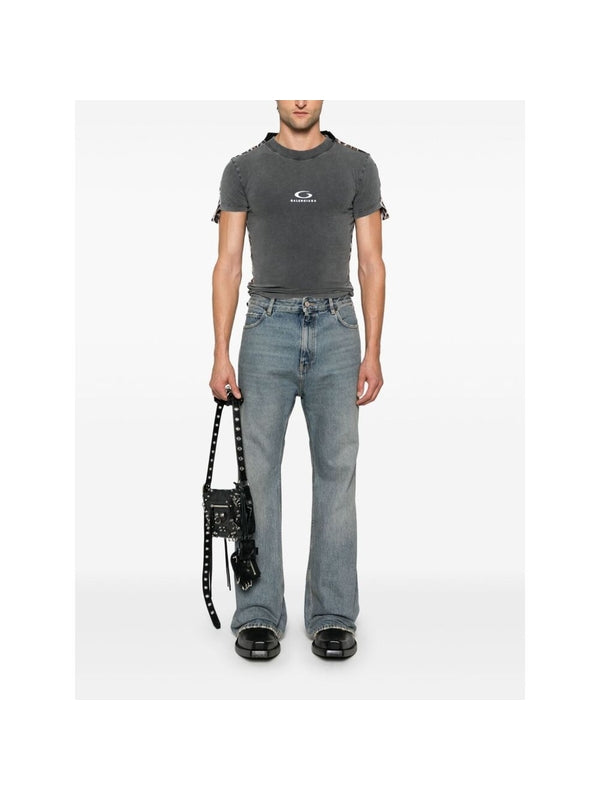 BALENCIAGA - Straight Washing Denim Pants - Jente