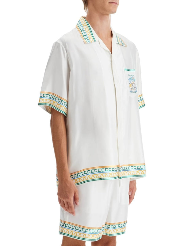 Tennis Club Silk Short-sleeve Shirt