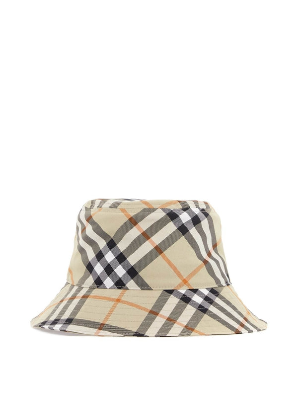 Check Pattern Bucket Hat