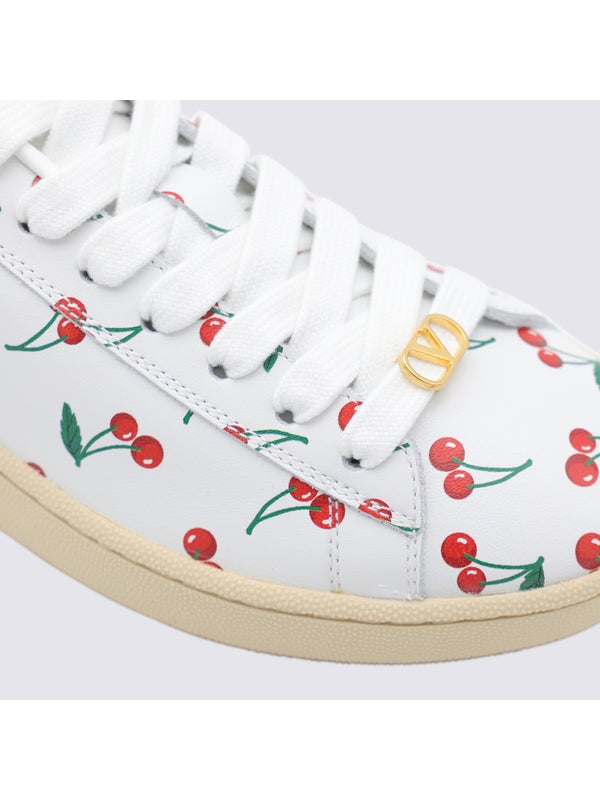 Valentino White Low Top Sneakers