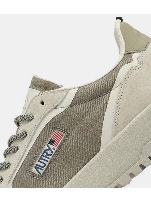 Autry Beige Low Top Sneakers