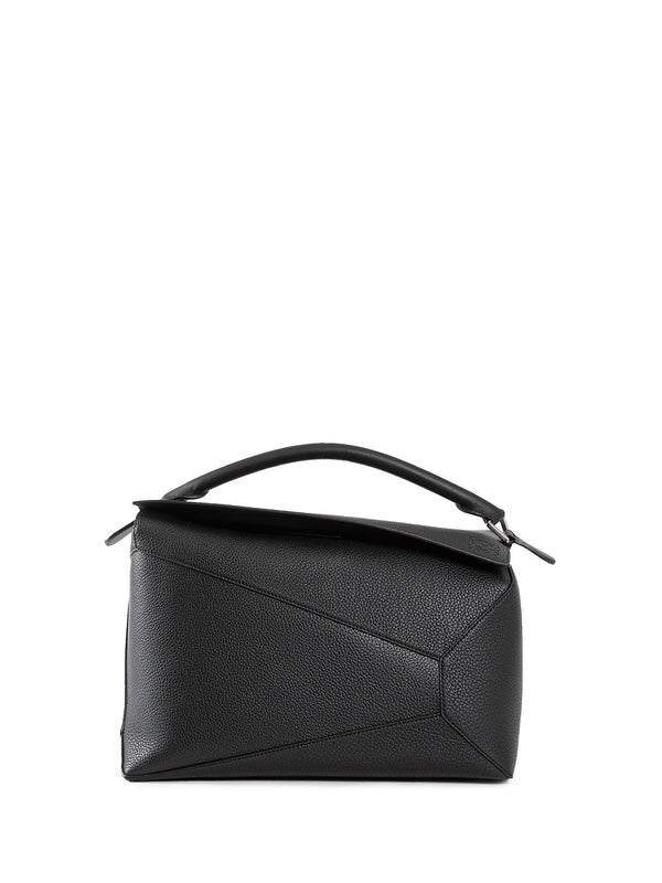 Puzzle Leather Large Tote Bag