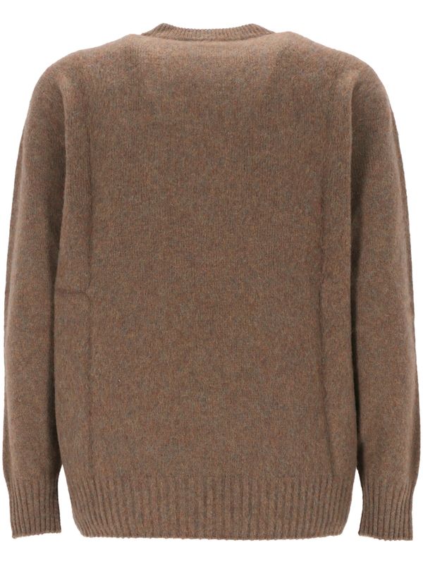 Crewneck Wool Blend Knit