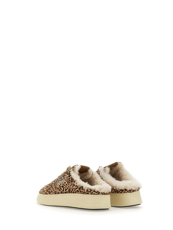 Autry Beige Low Top Sneakers