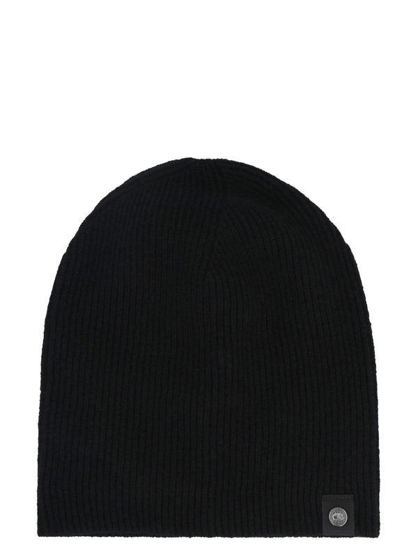 Logo Rib Wool Cashmere Beanie