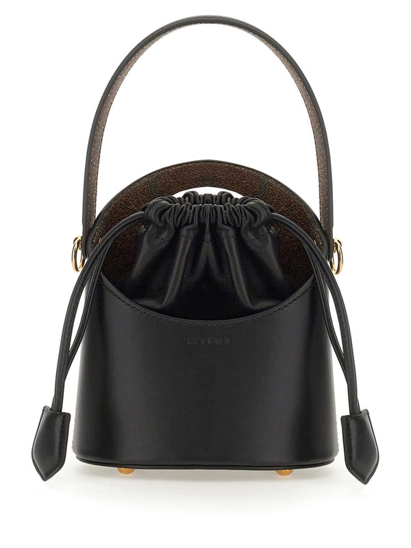 Black Mini Bucket Bag