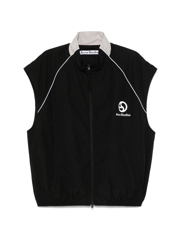 Logo Printing Cotton Nylon
  Zip-Up Vest