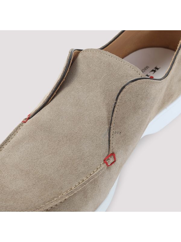 绒面小牛皮乐福鞋