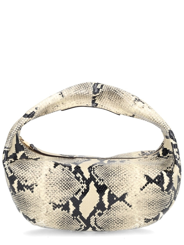 Khaite Beige Animal Pattern Tote Bags